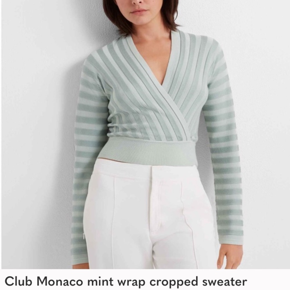 Club Monaco Long sleeve V-neck